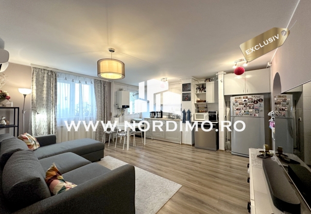 Apartament modern cu 3 camere, centrală proprie